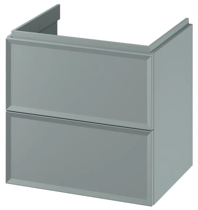 Cersanit Mille, umývadlová skrinka 594x446x551 mm, zelená matná, S1021-003