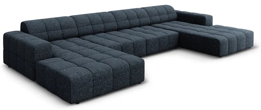 Modrá rohová pohovka (do "U") Chicago – Cosmopolitan Design