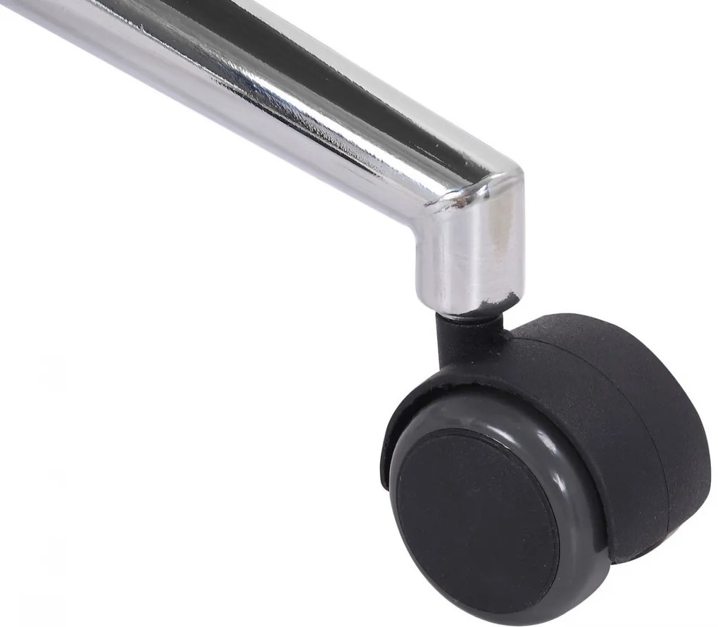 Kancelárska stolička Varel - drevo natura - Čierna