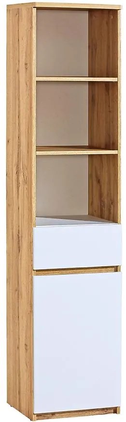 Regál Arca 1S AR3 Dub Wotan/Biely