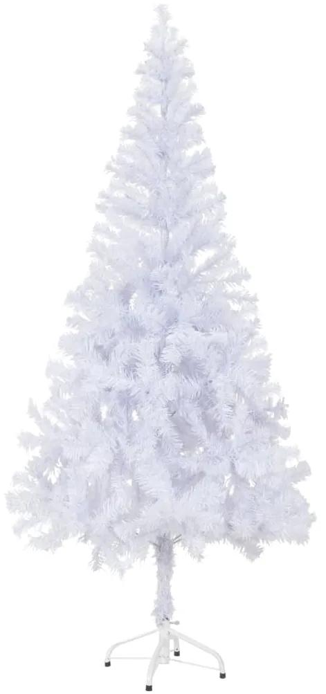 vidaXL Umelý vianočný stromček s podstavcom a LED svetielkami, 620 vetvičiek, 180 cm