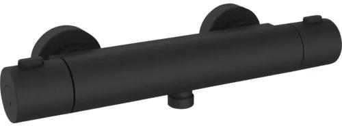 Sprchová súprava Avital TROTINA dĺžka sprchovej tyče 80 cm vr. termostatickej batérie matná čierna