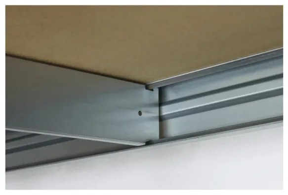 Kovový Regál Série Heavy Rack 177x160x60 Pozinkovaný