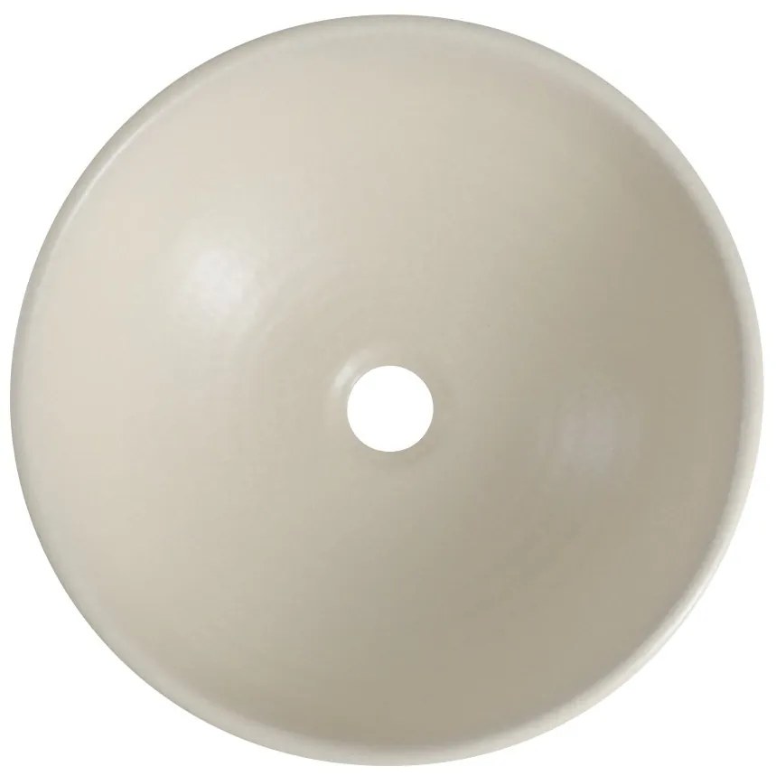 Sapho Sapho, ATTILA keramické umývadlo, priemer 43cm, slonová kost, DK005