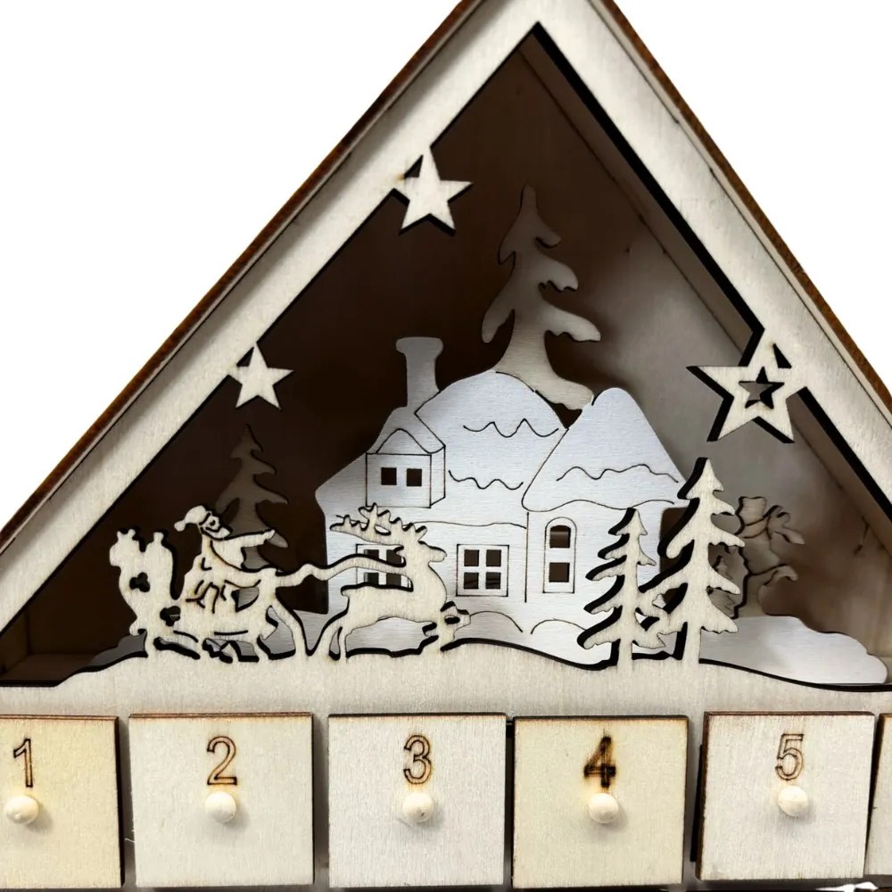 Koop LED Adventní kalendář Chaloupka