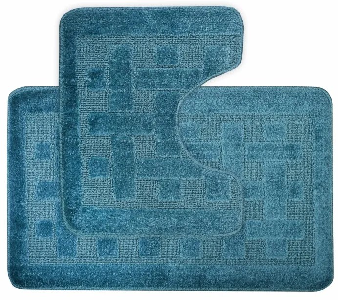 Kúpeľňové predložky set 2 kusov Vega petrolejové EMI