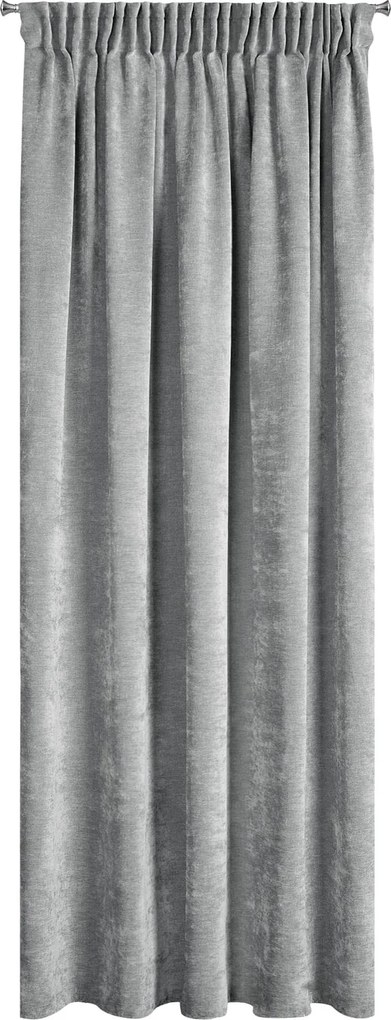 ZÁVES NA PÁSKE NILO 140X270 CM SIVÁ