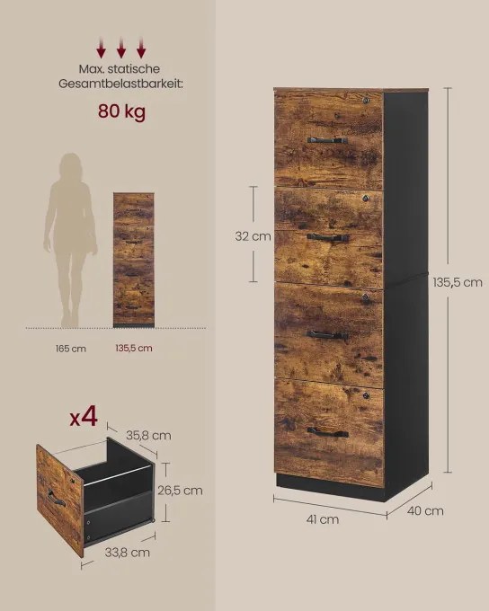 Kancelárska skrinka OFC082K02