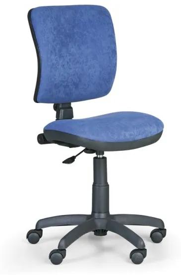 Euroseat Kancelárska stolička MILANO II bez podpierok rúk, modrá