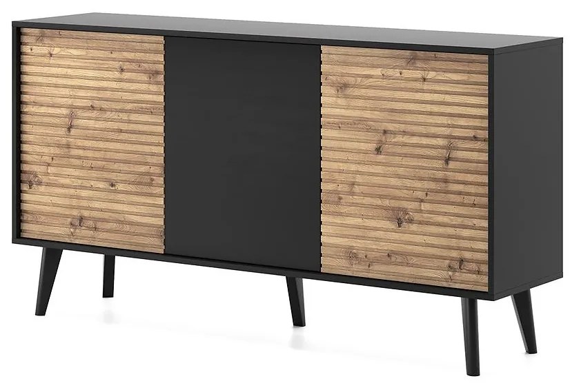 Komoda WILLOW K154 dub artisan/čierna