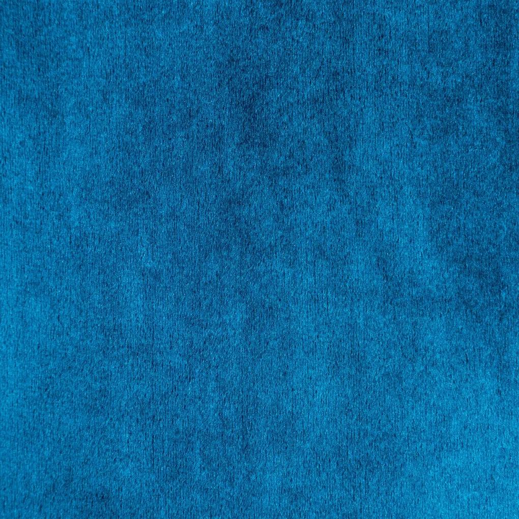 Modrý zamatový záves SAMANTA 140x250 cm