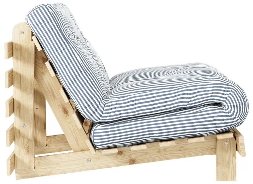 Biele/svetlo modré kreslo Roots - Karup Design