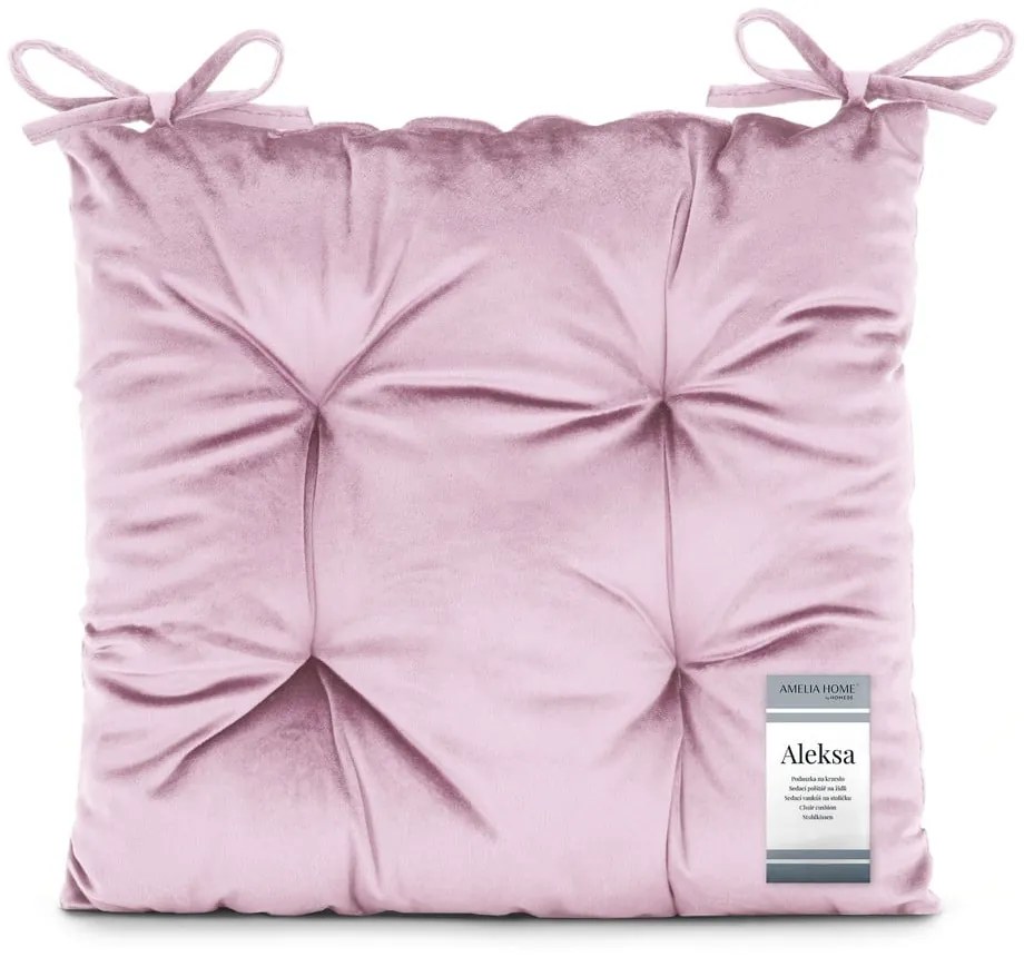 Zamatový sedák 40x40 cm Aleksa – Restilo