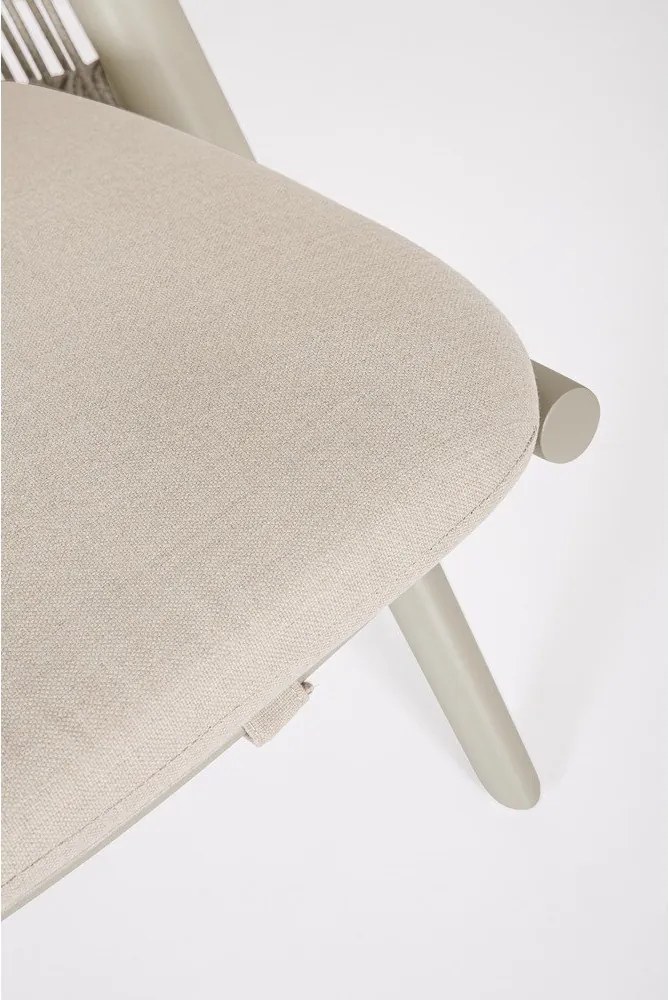 Béžové kovové záhradné kreslo Aloha – Bizzotto