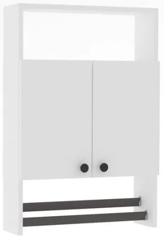 Nástenná skrinka BANYO 87x60 cm biela