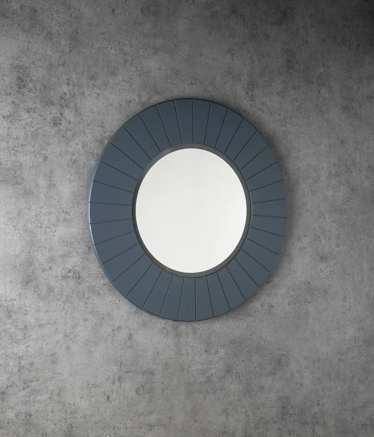 Sapho Sapho, LUMIRO STRIP guľaté zrkadlo s LED osvetlením v ráme, priemer 90cm, siena, LR950-4242S