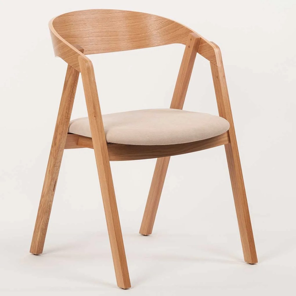 Stima dubová stolička GURU s čalúneným sedadlom Vyberte látku ->: LUX Terracotta 10