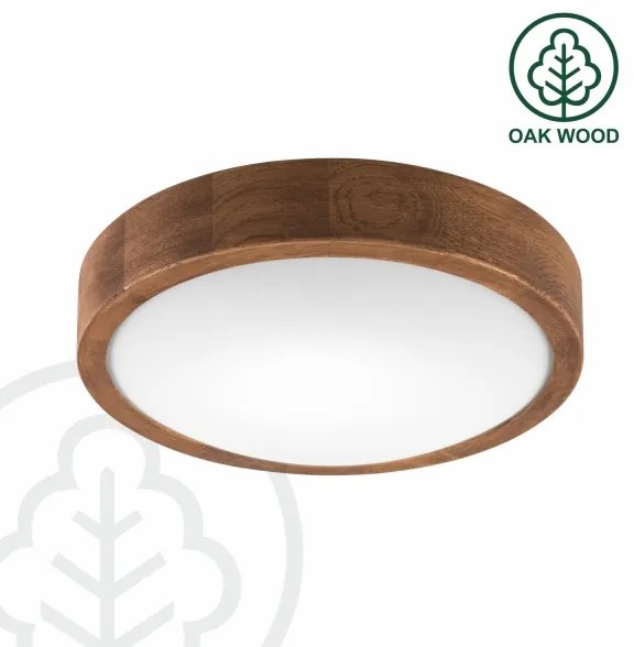 Brilagi - LED Stropné svietidlo CARVALHO SLIM 1xE27/60W/230V dub čerešňa pr. 27 cm