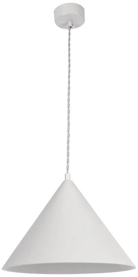 Sivé závesné svietidlo SULION Vilma, výška 150 cm