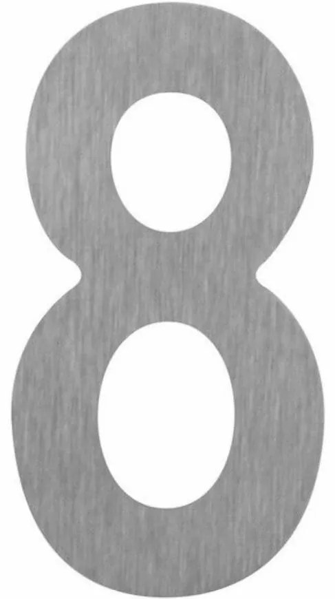 Číslica samolepiaca inox 50 mm (8)