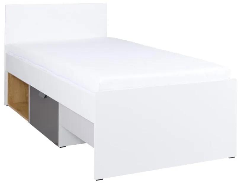 ISAAC 15 detská posteľ s úložným priestorom, 96x95x204 cm