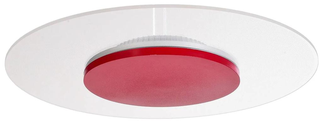 Stropné LED svetlo Zaniah, 360° svetlo 24W červená
