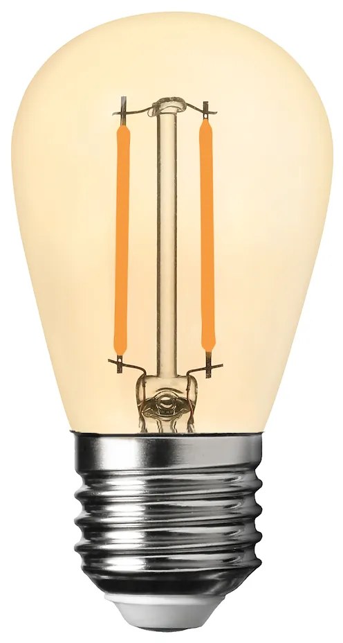 Dekoračná LED žiarovka E27 teplá 2700k 1w 70 lm