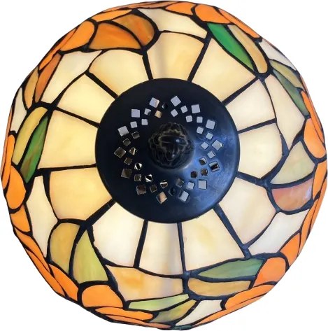 Lampa tiffany stolová SLNEČNICE 38*Ø20