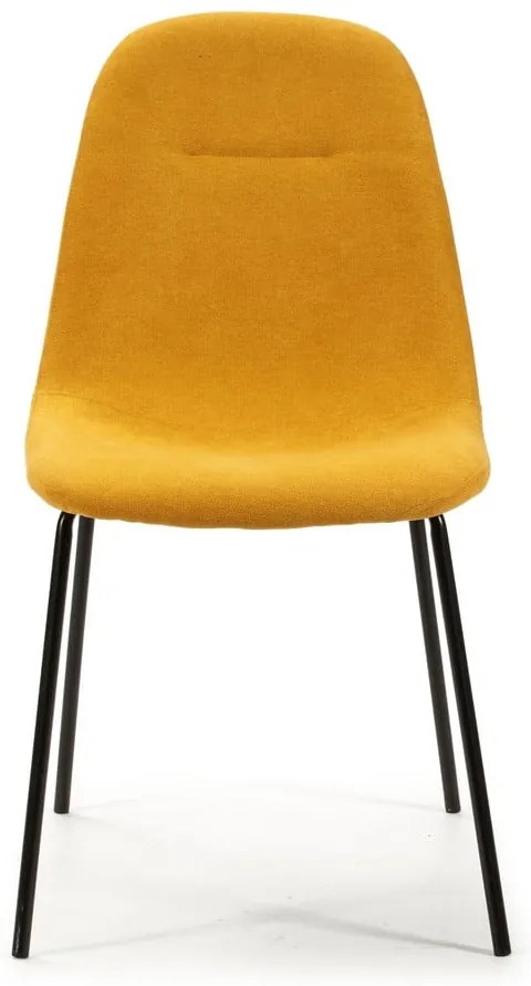 Žlté jedálenské stoličky v súprave 4 ks Renne – Marckeric