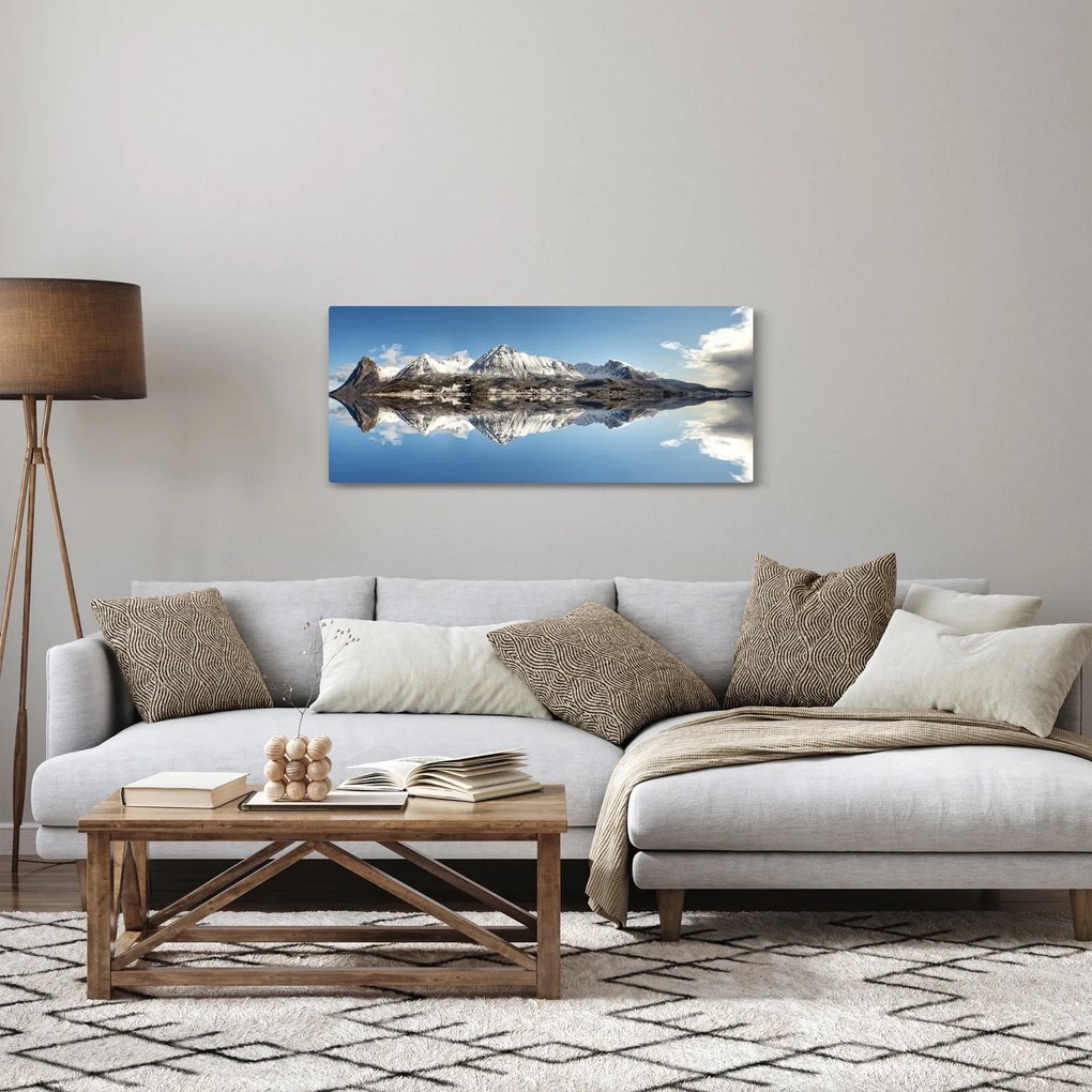 Obraz hôr a ich odrazu (120x50 cm)