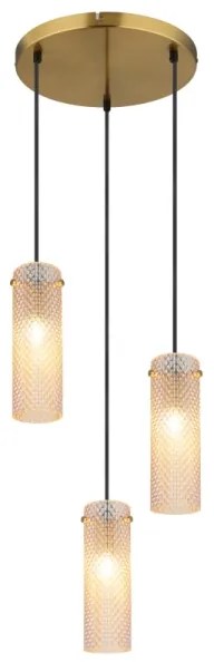 Globo 15775-3HR - Luster na lanku KAROLO 3xE14/40W/230V