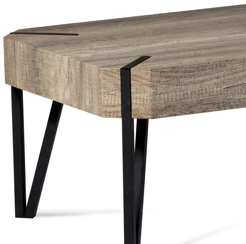 Konferenčný stolík 110 x 60 cm, dub canyon grey