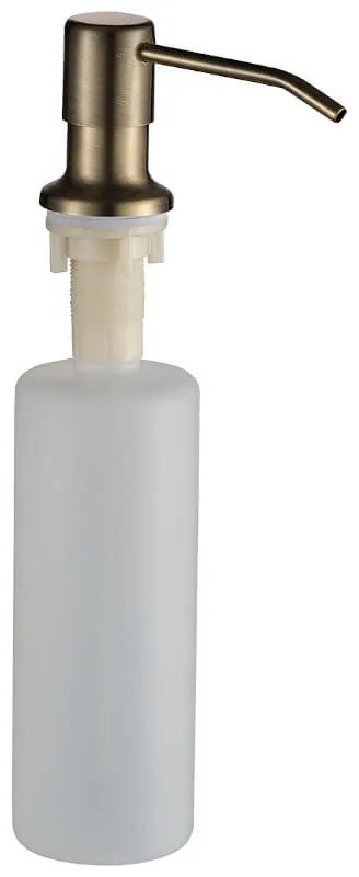 Laveo Drop, kuchynský dávkovač saponátu 500ml, mosadzná, LAV-OKD_131T