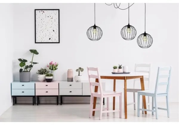 Luster na lanku MATT 3xE27/60W/230V pavúk