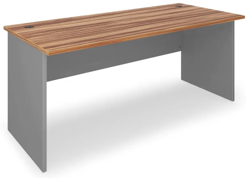 Stôl SimpleOffice 180 x 80 cm, orech vlašský / sivá