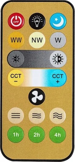 Rabalux 74031 - LED stojacia lampa s ventilátorom, priemer 30 cm, 1xE27/16W/230V