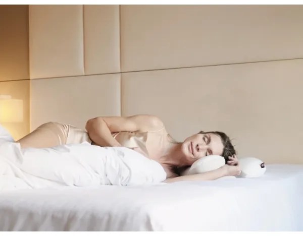 CONNECT IT CFH-6030-WH - Anatomický vankúš Virgo biely/sivý