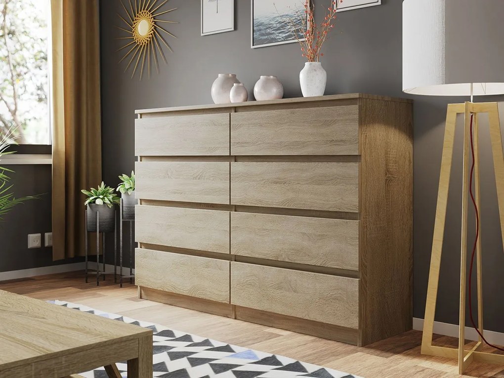 Komoda Osko 140 OK8, Farby:: čierny