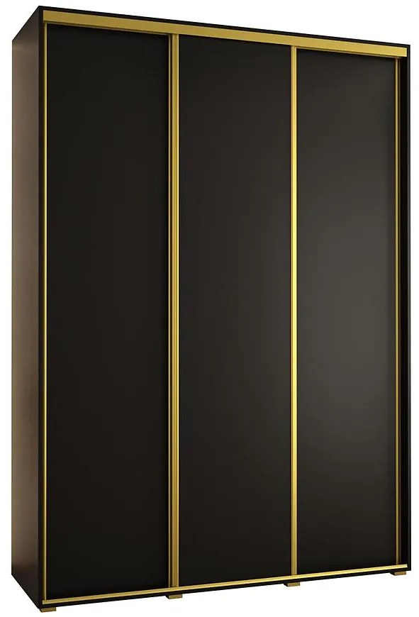 Skriňa 45 Canaris 1 200 čierna/gold