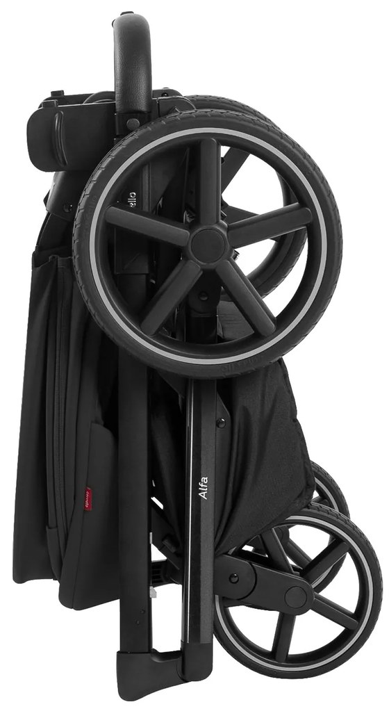 Detský kočík 2v1 CARRELLO Alfa CRL-6522 Rock Black