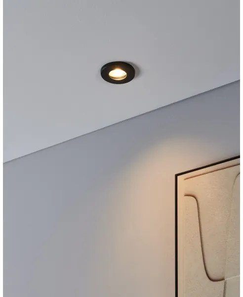 Eglo 901758 - SADA 3xLED Kúpeľňové svietidlo FAVAZZINA 1xGU10/4W/230V IP44 čierna