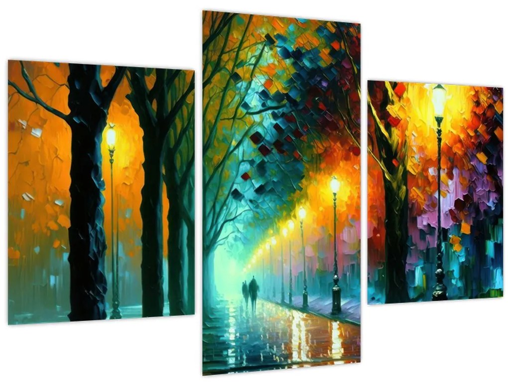 Obraz - Nočná prechádzka (90x60 cm)