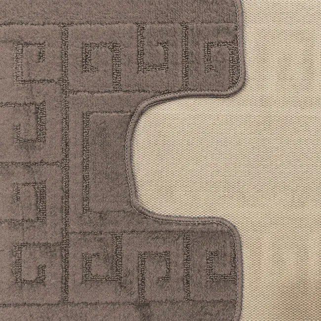 Sada kúpeľňových koberčekov Montana Ethnic Fungi Grey