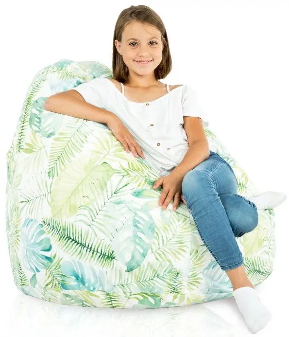 Sedací vak Bag Sako Design Maľované Lístie Veľkosť: XL