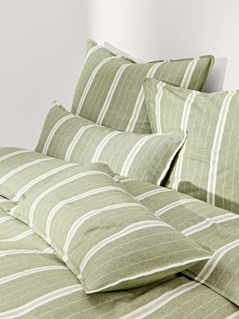 Pruhovaná flanelová obliečka na paplón Belinda