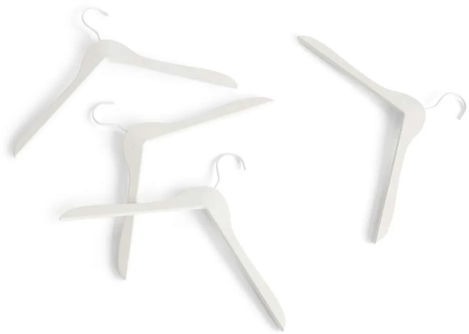 HAY Ramienka Coat Hanger set 4 ks, white