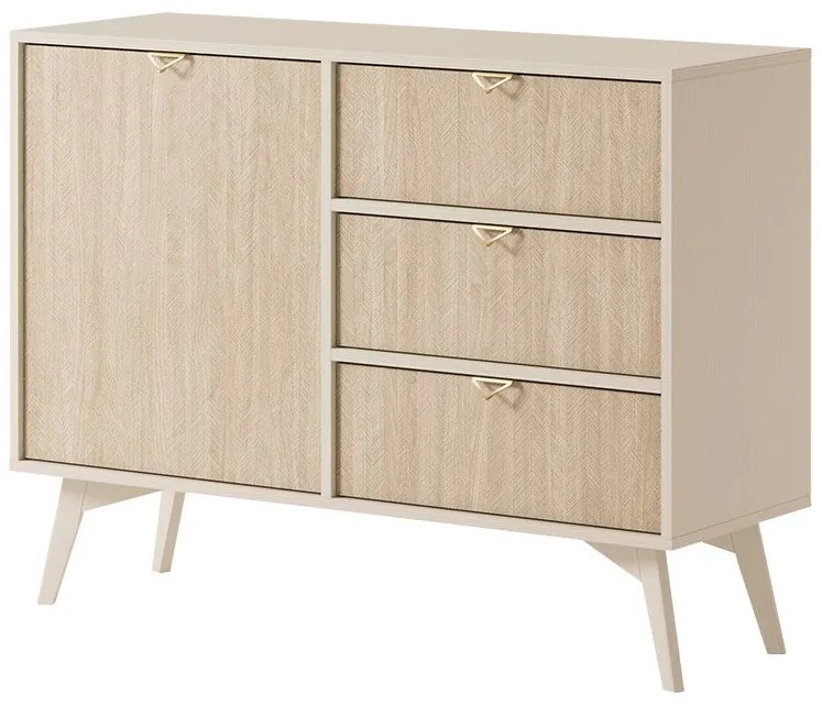 Komoda Les II 106 cm béžová
