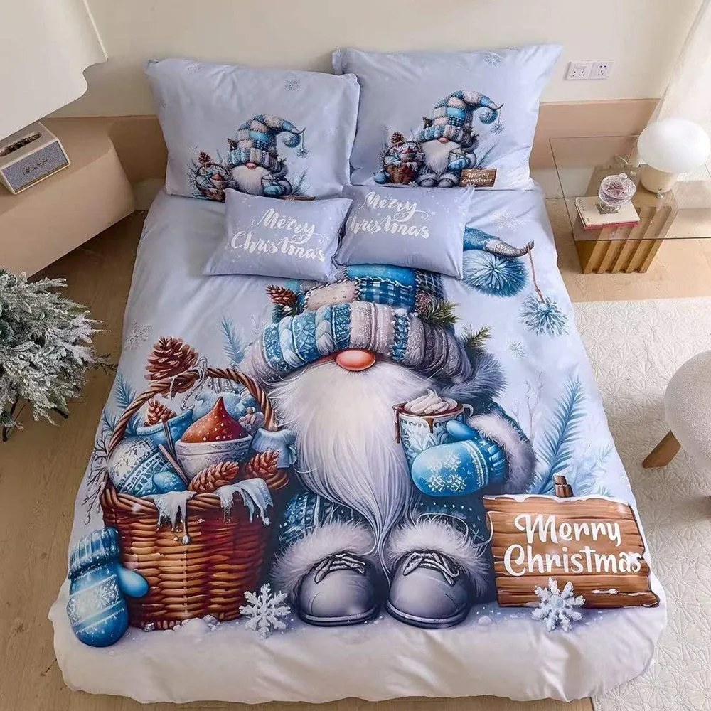 Obliečky Vianoce 2025 K Bavlna 3-dielna súprava