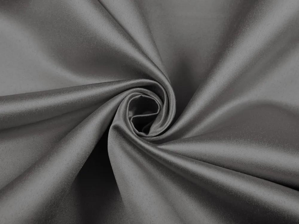 Biante Saténový obdĺžnikový obrus polyesterový Satén LUX-004 Sivohnedý 100x140 cm