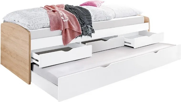 Posteľ so zásuvkami Nessy 90x200 cm